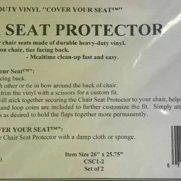 4pcs Chair Seat Covers Waterproof Dining Room Chair Covers - Picture 5 of 8